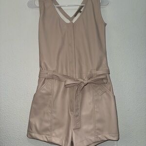 Women’s Beige One Piece Romper